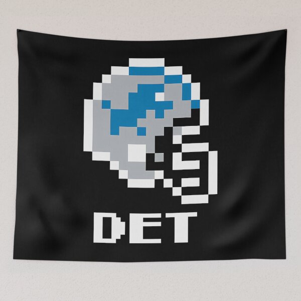 Item preview, Detroit Lions (Tecmo Super Bowl Football Helmet) designed and sold by SPRINGERSCHN.