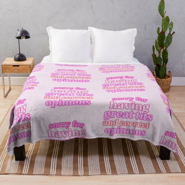 Item preview, Sorry for Having Great Tits and Correct Opinions – Pink Girly Aesthetic Design designed and sold by wwshd.