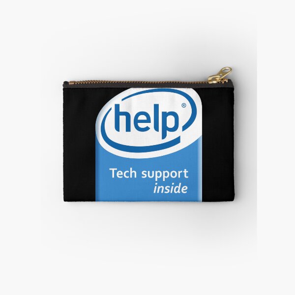 Item preview, Funny Intel Parody Logo Computer Tech Support designed and sold by andabelart.