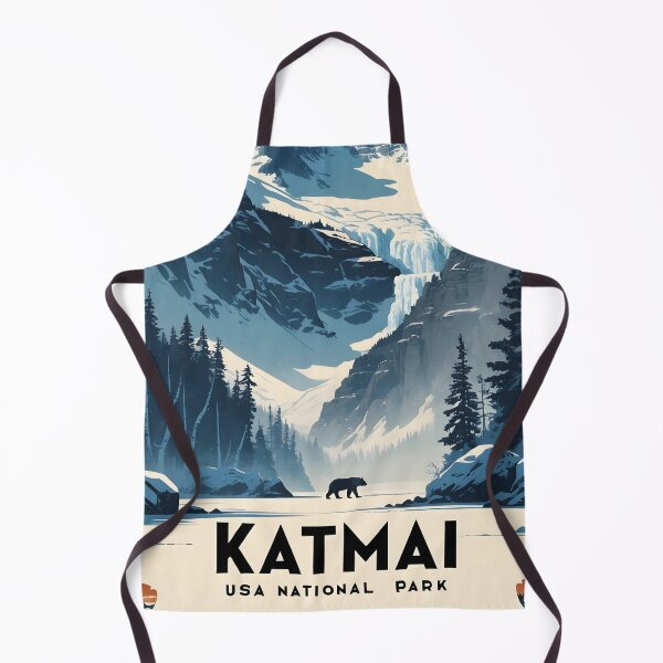 Item preview, Katmai National Park USA Winter Vintage Travel Tourism designed and sold by TravelersGems.