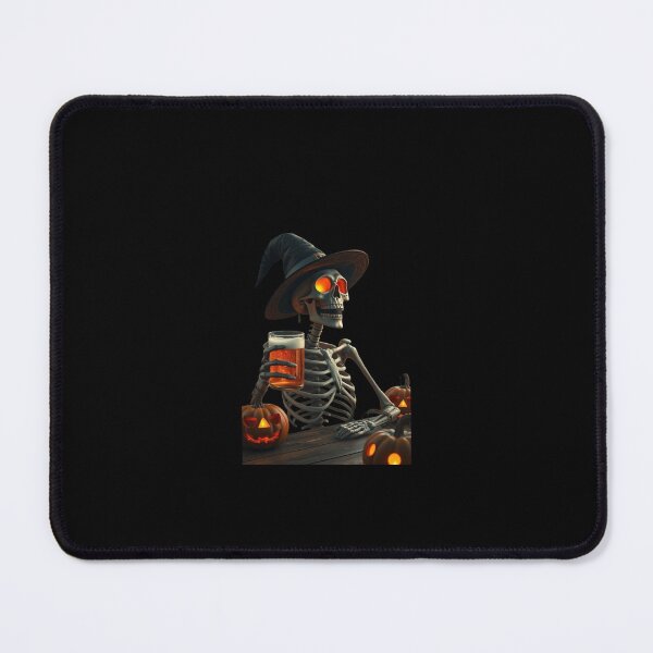 Item preview, Realistic Funny Scary Halloween Skeleton – Creepy Pumpkin Party Art designed and sold by PixelVibe782.