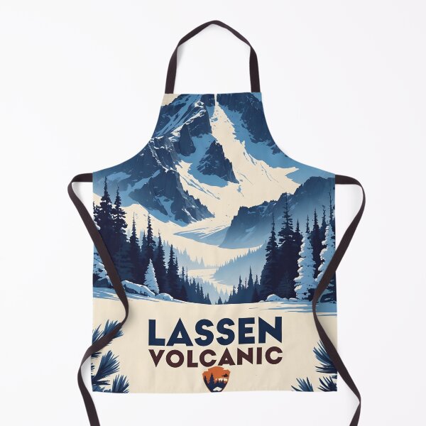 Item preview, Lassen Volcano National Park Winter USA Vintage Travel Tourism designed and sold by TravelersGems.