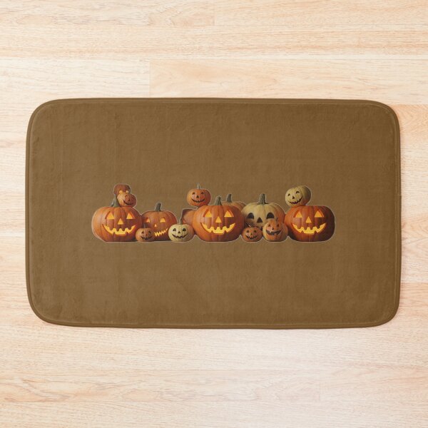 Item preview, Glowing Pumpkins – A Minimalist Halloween Pattern designed and sold by Studio Yvonne .