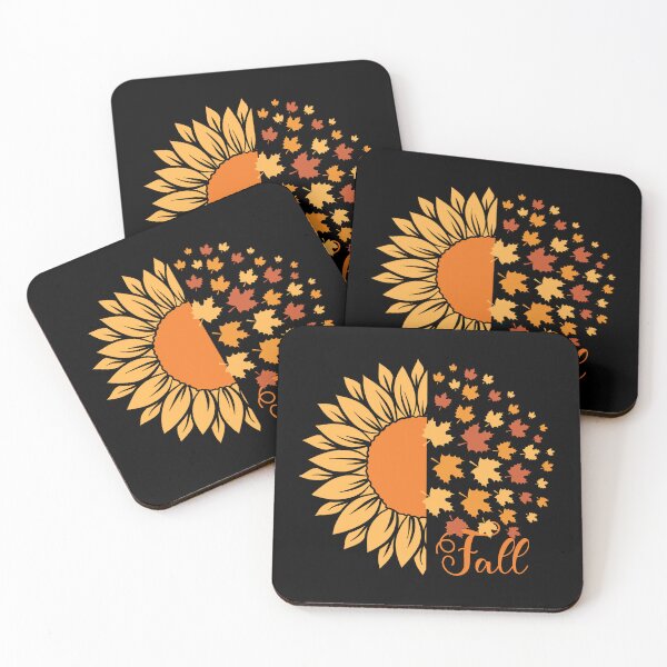Item preview, Fall Sunflower Transitioning into Maple Leaves T-Shirt designed and sold by FestivityFinds.