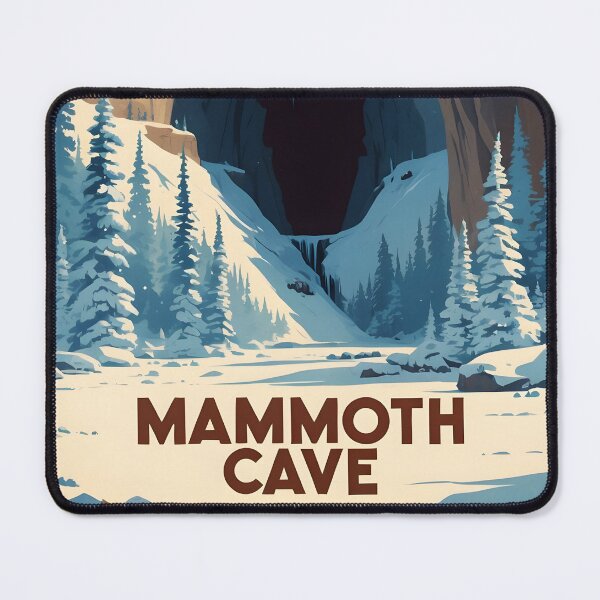 Item preview, Mammoth Cave National Park Winter USA Vintage Travel Tourism designed and sold by TravelersGems.