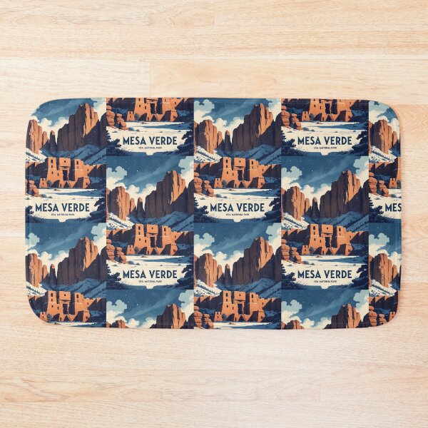 Item preview, Mesa Verde National Park Winter USA Vintage Travel Tourism  designed and sold by TravelersGems.