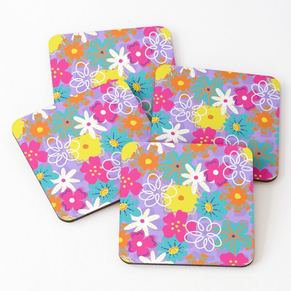 Item preview, Bright Spring Retro Florals designed and sold by Farissa Designs.