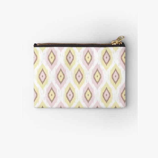 Item preview, Pastel Pink and Cream Ikat designed and sold by Farissa Designs.