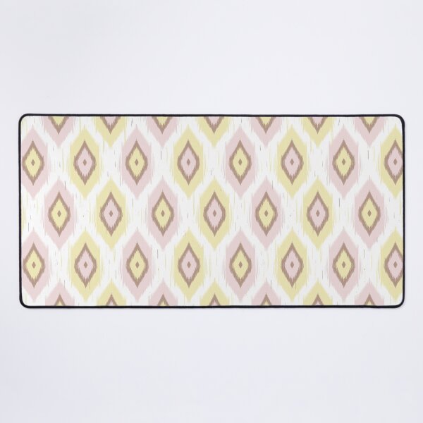 Item preview, Pastel Pink and Cream Ikat designed and sold by Farissa Designs.