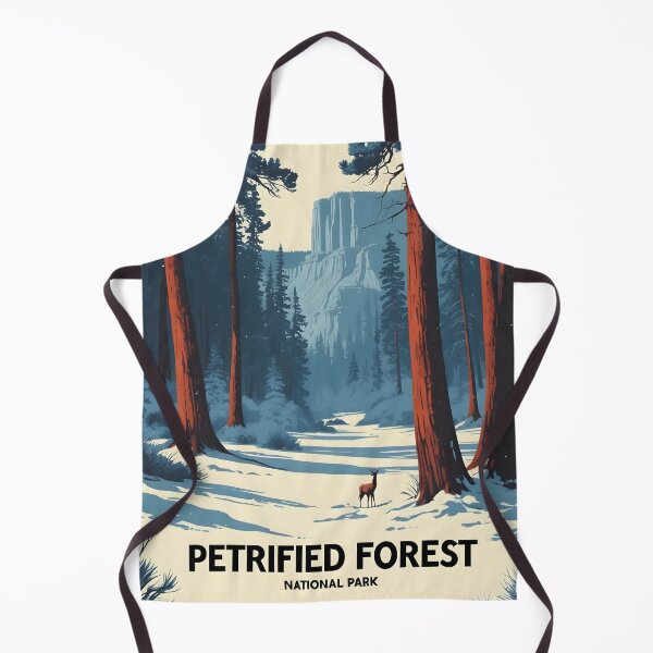 Item preview, Petrified Forest National Park Winter USA Vintage Travel Tourism  designed and sold by TravelersGems.