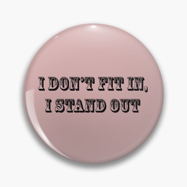 Item preview, I Don’t Fit In I Stand Out – Alpha Archive Quote designed and sold by ArtNestVerse.