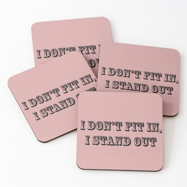 Item preview, I Don’t Fit In I Stand Out – Alpha Archive Quote designed and sold by ArtNestVerse.