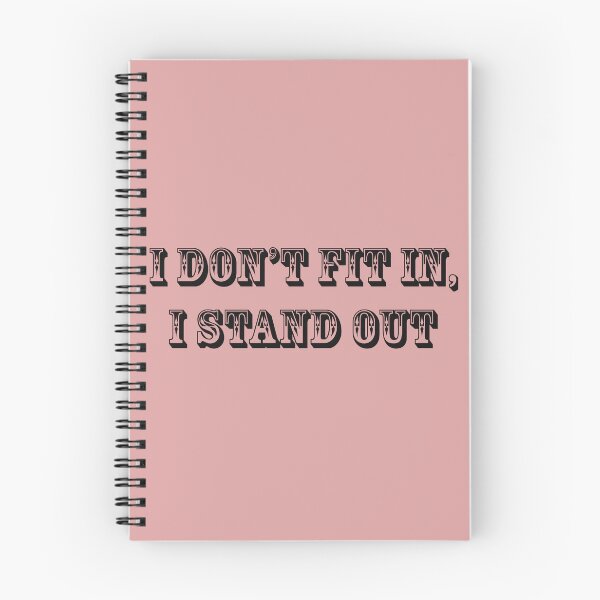 Item preview, I Don’t Fit In I Stand Out – Alpha Archive Quote designed and sold by ArtNestVerse.