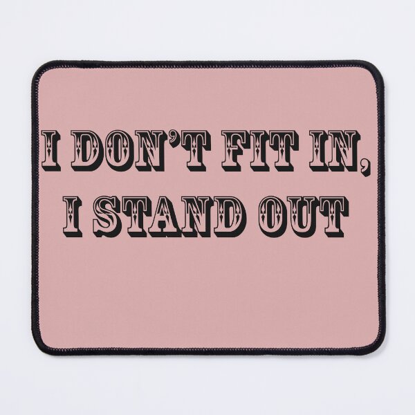 Item preview, I Don’t Fit In I Stand Out – Alpha Archive Quote designed and sold by ArtNestVerse.
