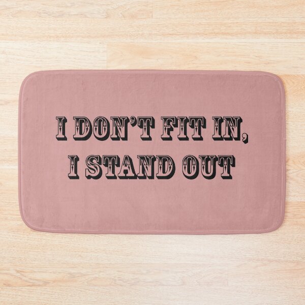 Item preview, I Don’t Fit In I Stand Out – Alpha Archive Quote designed and sold by ArtNestVerse.