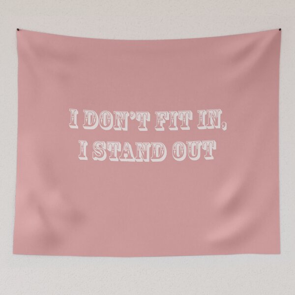 Item preview, I Don’t Fit In I Stand Out – Alpha Archive Quote designed and sold by ArtNestVerse.