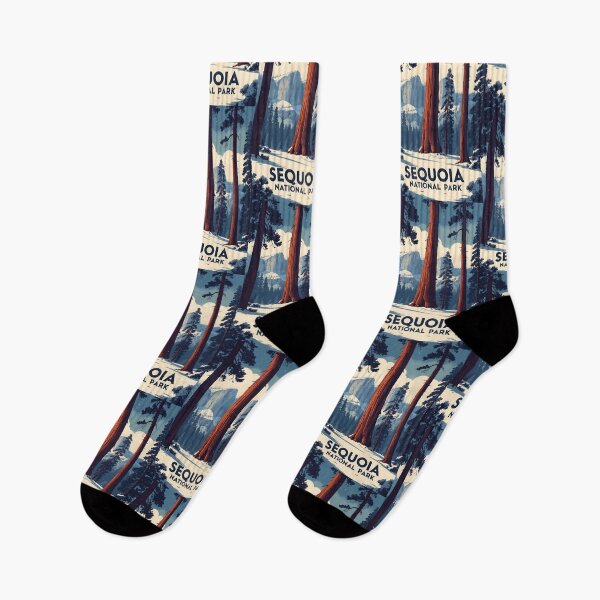 Item preview, Sequoia National Park Winter USA Vintage Travel Tourism  designed and sold by TravelersGems.