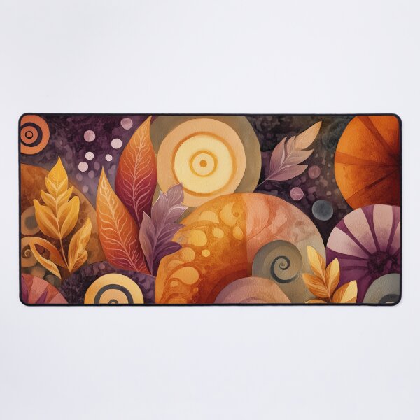 Item preview, 055 Vibrant Autumn Abstractions designed and sold by nikoart001.