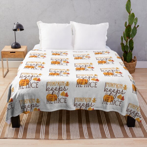 Item preview, "Pumpkin Keeps Me Nice" Funny Fall Saying T-Shirt designed and sold by FestivityFinds.