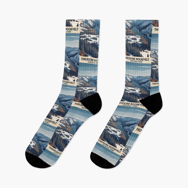 Item preview, Theodore Roosevelt National Park Winter USA Vintage Travel Tourism  designed and sold by TravelersGems.