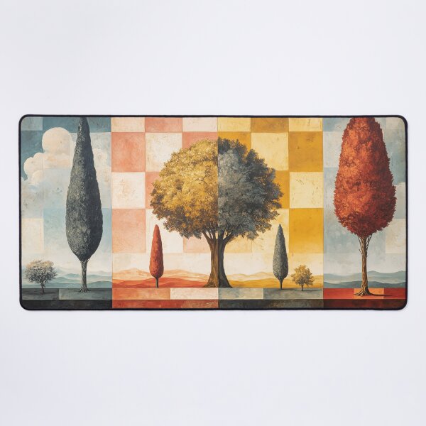 Item preview, 058 Colorful Seasons Through Trees designed and sold by nikoart001.