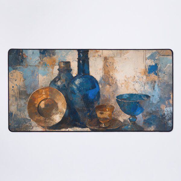 Item preview, 59 Cerulean Bottles and Warm Reflections designed and sold by nikoart001.