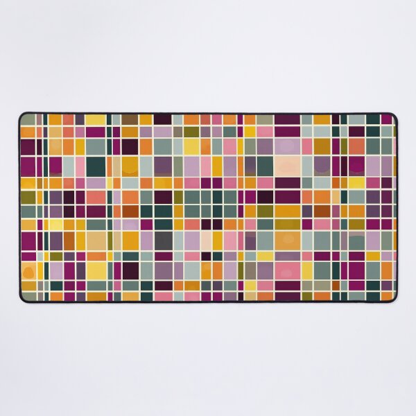 Item preview, 060 Vibrant Geometric Grid designed and sold by nikoart001.