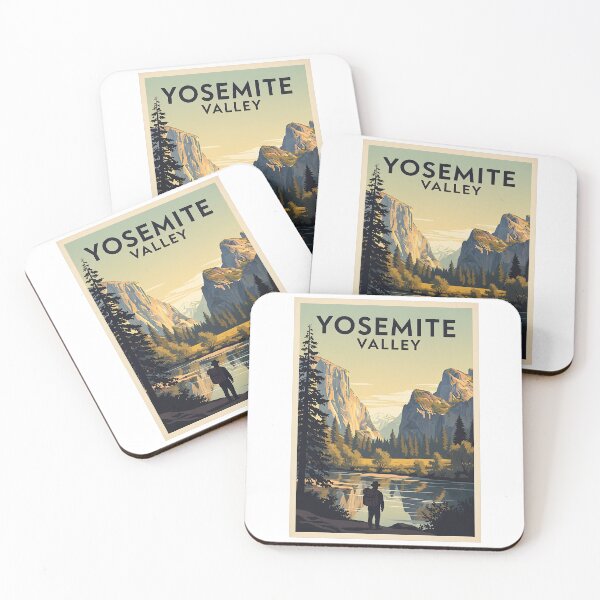 Item preview, Yosemite National Park Travel Art designed and sold by LittleArij.