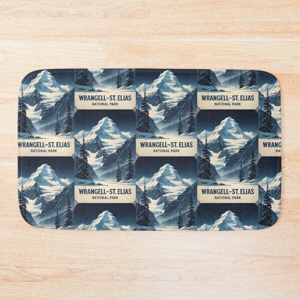 Item preview, Wrangell St Elias National Park Winter USA Vintage Travel Tourism  designed and sold by TravelersGems.