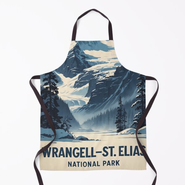 Item preview, Wrangell St Elias National Park Winter USA Vintage Travel Tourism  designed and sold by TravelersGems.