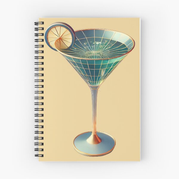 Artikelvorschau, Weltraumzeitalter-Vortex-Martini entworfen und verkauft von Lee Hiller Designs.
