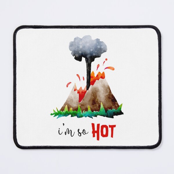Item preview, Hot Lava Eruption Watercolor Illustration designed and sold by Farissa Designs.