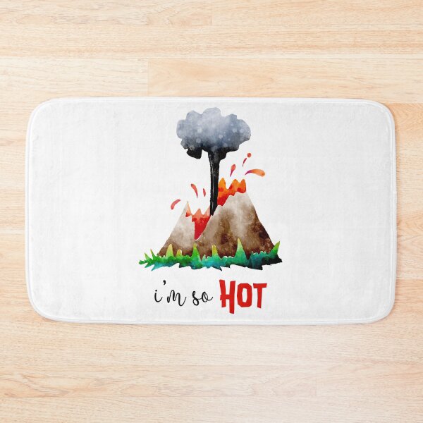 Item preview, Hot Lava Eruption Watercolor Illustration designed and sold by Farissa Designs.