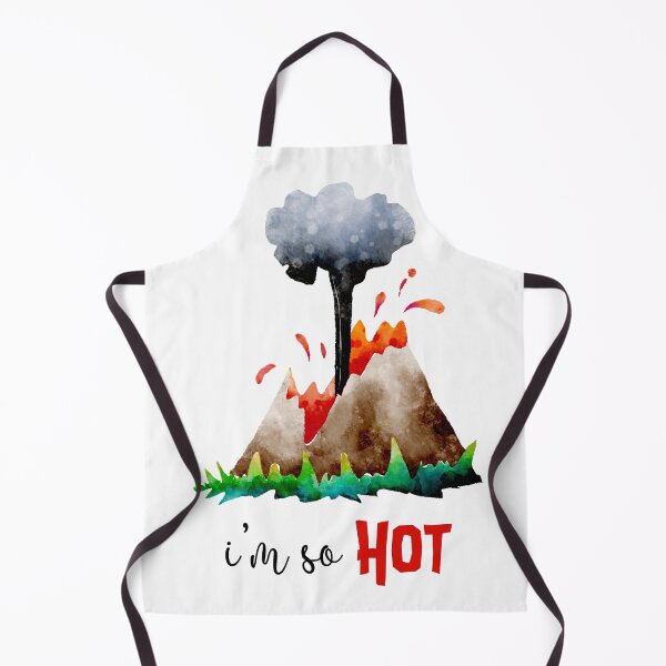 Item preview, Hot Lava Eruption Watercolor Illustration designed and sold by Farissa Designs.