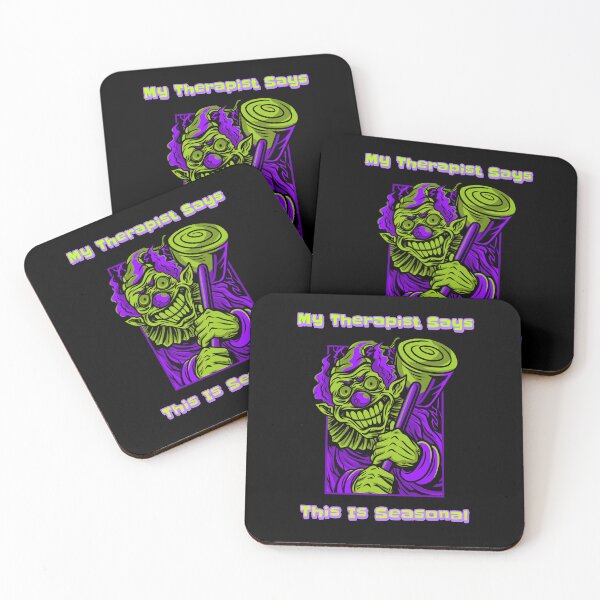 Item preview, My Therapist Says This Is Seasonal — Horror Clown Halloween designed and sold by Hintotees.
