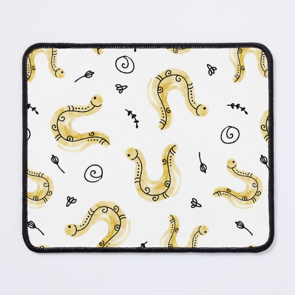 Item preview, Cute Watercolor Doodle Worms designed and sold by Farissa Designs.