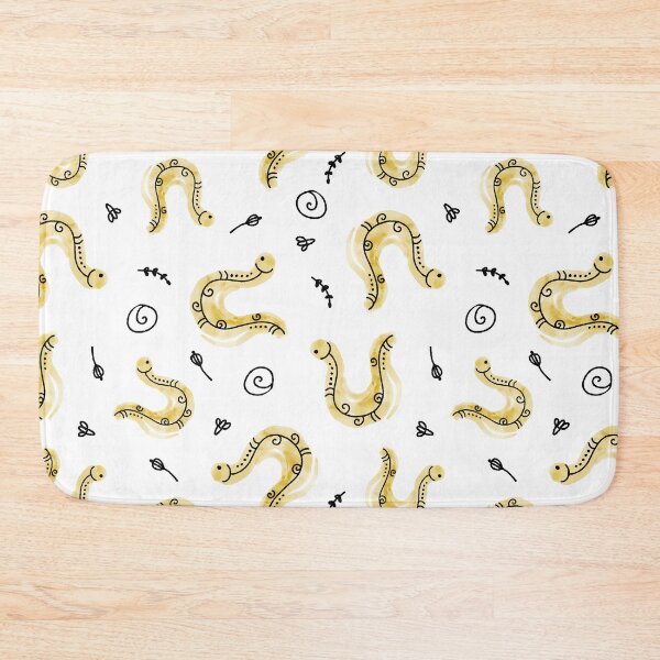 Item preview, Cute Watercolor Doodle Worms designed and sold by Farissa Designs.