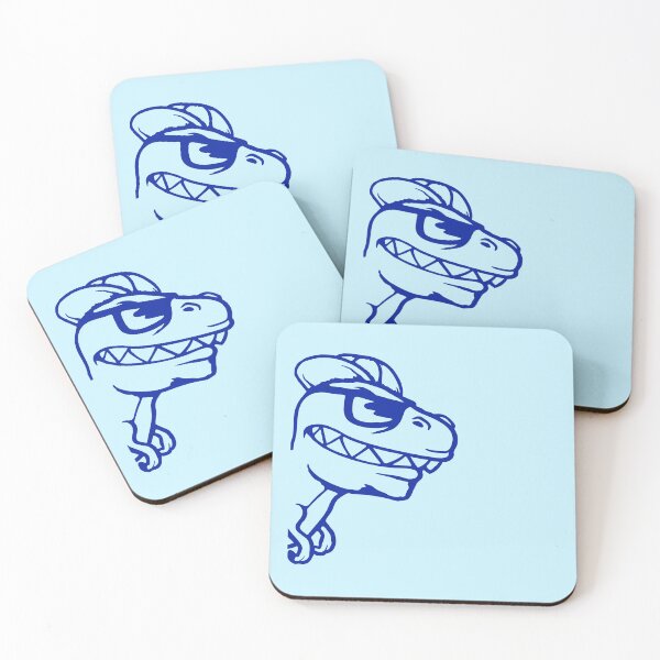 Item preview, Dino T-Rex Cap Sunglasses cool from side half  designed and sold by shirt-o-mat.
