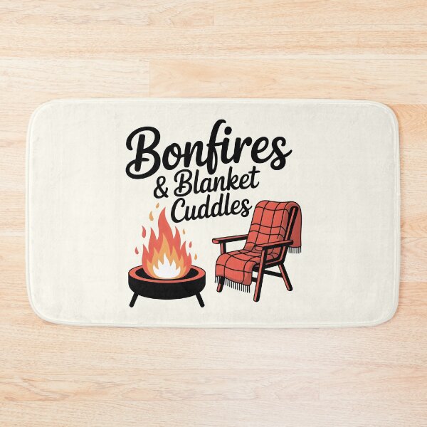 Item preview, Bonfires & Blanket Cuddles - Cozy Autumn Vibes Design designed and sold by Jollys-ArtShop.