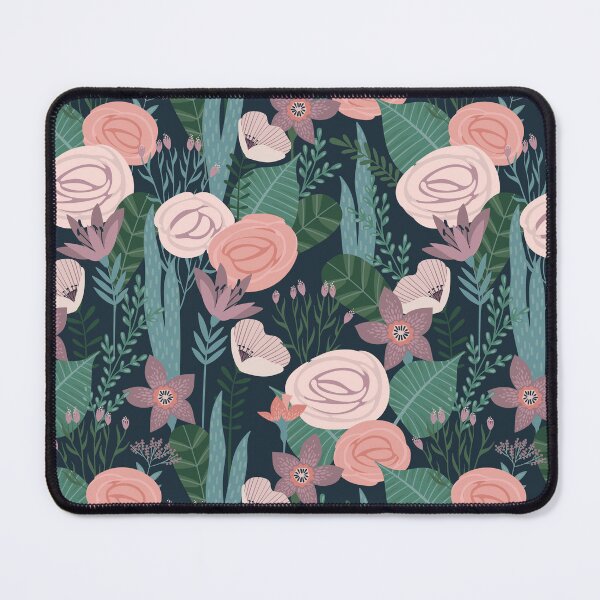 Item preview, Midnight Garden Floral Pattern designed and sold by NicolaZhukov.
