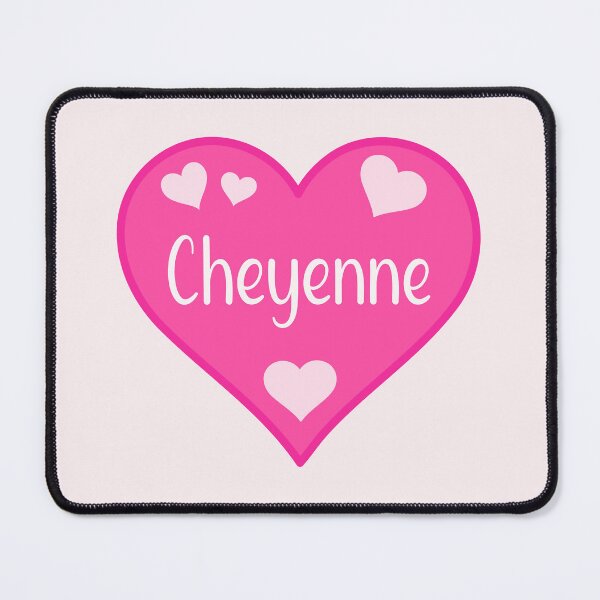 Item preview, Cheyenne Name Pink Heart  designed and sold by Jeallan Designs.