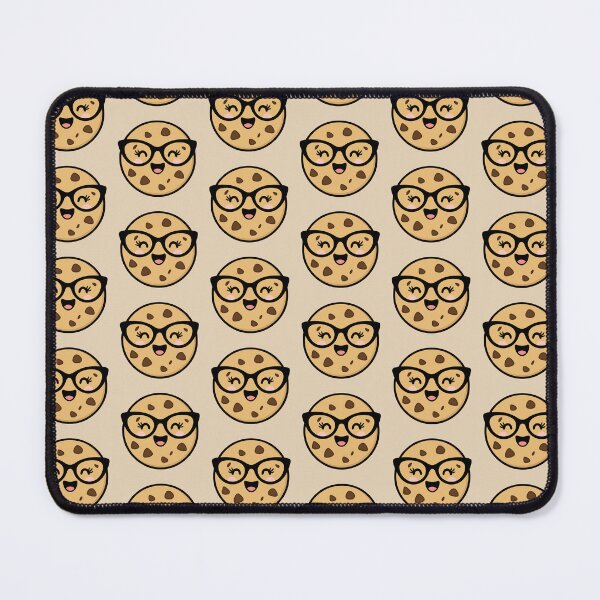 Item preview, Clever Cookie Pattern – Geeky Kawaii Chocolate Chip Cookie - Beige designed and sold by Clever Cookie.