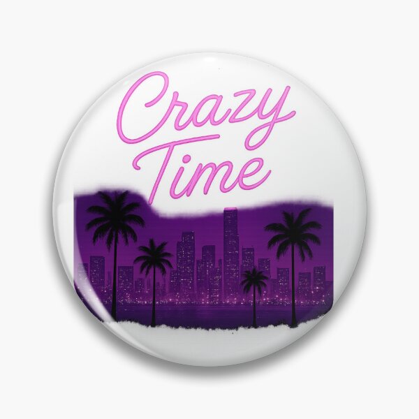 Item preview, Crazy Time – Neon Miami Vibes designed and sold by ustylelab.