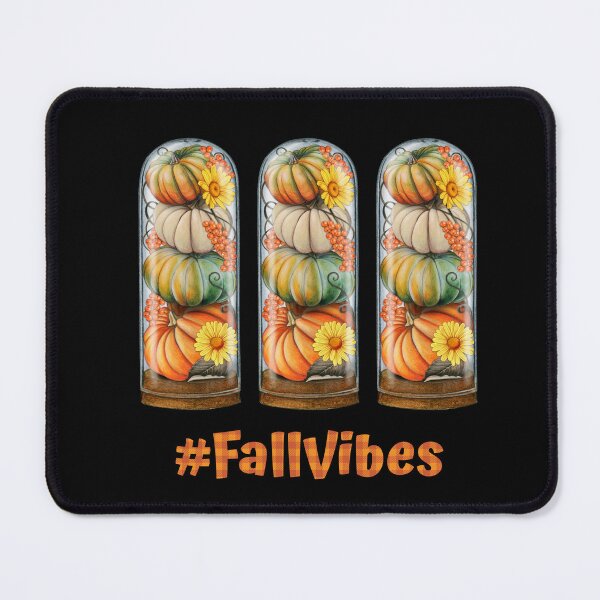 Item preview, #FallVibes Aesthetic Pumpkin Stack in Cloche T-Shirt designed and sold by FestivityFinds.