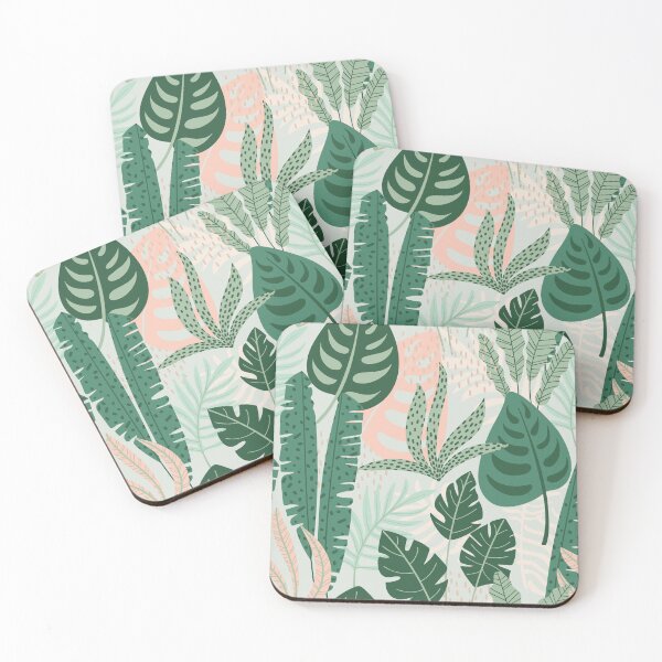 Item preview, Tropical Leaf Harmony in Soft Tones designed and sold by NicolaZhukov.