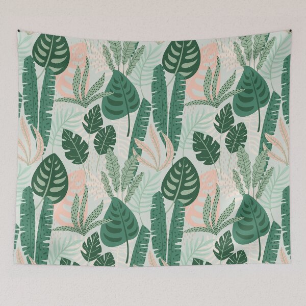 Item preview, Tropical Leaf Harmony in Soft Tones designed and sold by NicolaZhukov.