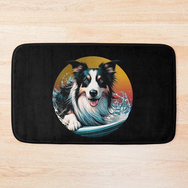 Item preview, Border Collie Surfer designed and sold by maistendencias.