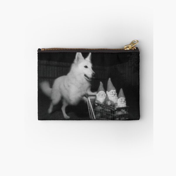 Item preview, Swiss Shepherd Midnight Shopping Cart Scene designed and sold by Flying Doggo.