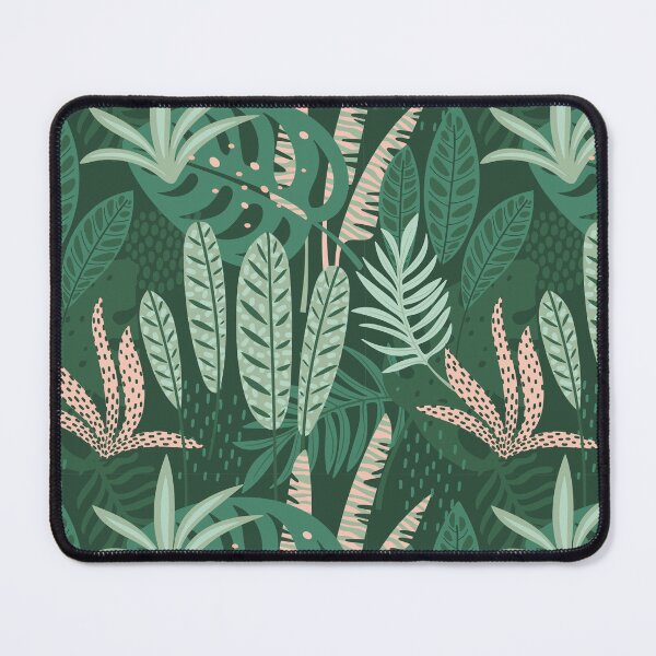 Item preview, Lush Jungle Leaves in Tropical Palette designed and sold by NicolaZhukov.