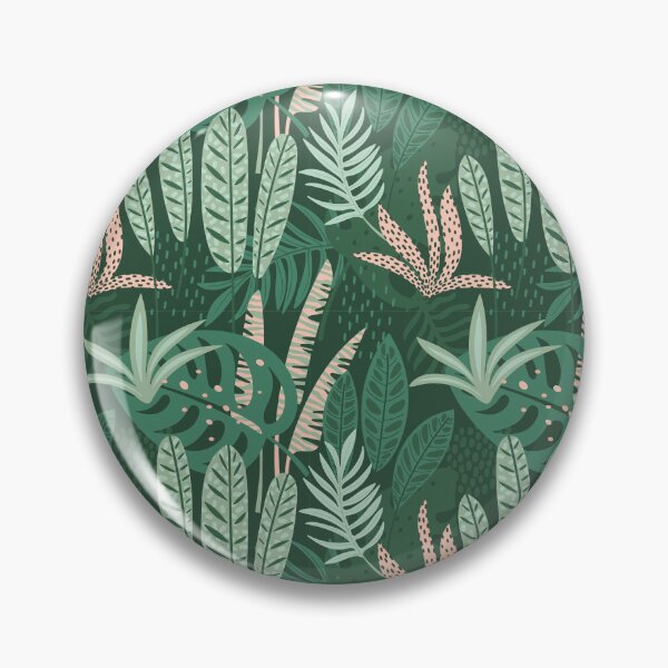 Item preview, Lush Jungle Leaves in Tropical Palette designed and sold by NicolaZhukov.
